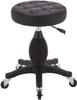 BSNANCA Stool on Wheels Round Rolling Stool Heavy Duty Salon Massage 360-degree Rolling Wheel(Color:Blu) (BlackOne) view 1