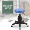 BSNANCA Stool on Wheels Round Rolling Stool Heavy Duty Salon Massage 360-degree Rolling Wheel(Color:Blu) (BlackOne) view 2