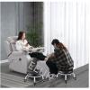 BSNANCA Pedicure Stool Low Rolling Stool for Pedicure, Small Rolling Stool with Wheels for Shop Garage Garden Portable Low Rolling Stools view 2
