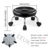 BSNANCA Pedicure Stool Low Rolling Stool for Pedicure, Small Rolling Stool with Wheels for Shop Garage Garden Portable Low Rolling Stools view 3