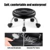 BSNANCA Pedicure Stool Low Rolling Stool for Pedicure, Small Rolling Stool with Wheels for Shop Garage Garden Portable Low Rolling Stools view 4