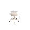 BSNANCA Rolling Stool with Wheels Round Cushion Stools Hydraulic Swivel Chair Adjustable for Spa Salon Medical Office Tattoo Home Car Shop Massage,G (C) (F) view 2