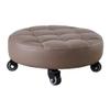 BSNANCA Stool Saddle Stool Small Stool Low Rolling Stool with Wheels,Pedicure Stool, Roller Seat Short Rolling Foot Stools(Black One Size) (Blu One Size) (Brown1 One Size) view 1