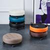 BSNANCA Stool Saddle Stool Small Stool Low Rolling Stool with Wheels,Pedicure Stool, Roller Seat Short Rolling Foot Stools(Black One Size) (Blu One Size) (Brown1 One Size) view 2