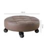 BSNANCA Stool Saddle Stool Small Stool Low Rolling Stool with Wheels,Pedicure Stool, Roller Seat Short Rolling Foot Stools(Black One Size) (Blu One Size) (Brown1 One Size) view 3
