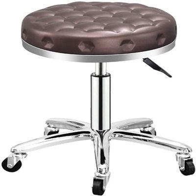 BSNANCA Round Rolling Stool Chair Stool with Wheels Drafting Massage Spa Stool Height (Color : D) (E) (B) (C)