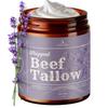Beef Tallow for Skin - Beef Tallow face and body Balm, Natural Cream, 6 oz (Pack of 1) | Grass-Fed Beef Tallow, All-Natural Moisturizer, Whipped Beef tallow Cream for Smooth Skin, Vitamins A, C, D, E view 1