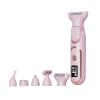 Electric Shaver for Women Electric Razor for Womens Bikini Legs Underarm Public Hairs Rechargeable Trimmer with Detachable Head Cordless Wet Dry Use Women's Hair Removal Device with Digital Display view 1