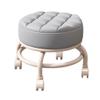 BSNANCA Rolling Stool Heavy Duty Low Rolling Stool with Wheel, Roller Seat Short Rolling Foot Stools with Universal Swivel Caster Wheels (Pink) (Grey) (Grey1) view 1