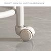 BSNANCA Rolling Stool Heavy Duty Low Rolling Stool with Wheel, Roller Seat Short Rolling Foot Stools with Universal Swivel Caster Wheels (Pink) (Grey) (Grey1) view 4