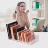 Aramox 7 Section Acrylic Makeup Pallet Holder, Makeup Stand for Dressing Table, Slim Design with Small Size, Ideal for Vanity Tables, Shelves, and Inside Cabinets view 4