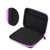 ANGGREK Essential Oils Storage Carrying Case, 63 Slots Portable Aromatherapy Essential Oil Storage Bag Case Box Organizer Containers for Essential Oil (Purple) view 2