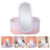 ASAKKURA Portable Cosmetic Box with Led Mirror Compact Makeup Organizer with High Definition Mirror for Travel and Home Use Women and Girls view 4