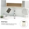 ASAKKURA 5pcs Black Linen Soap Pouches Exfoliating Mesh for Facial Cleansing for Handmade Soap Storage Quick Drying and Lathering for Bars and Skin Care view 4