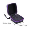 ASAKKURA Slot Essential Oil Storage Holder Eva Case for Bottles with Purple Zipper Portable Aromatherapy Organizer for Travel and Home Use view 2