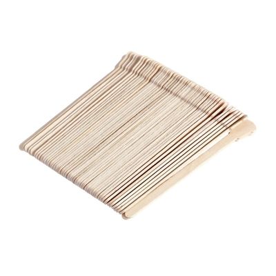 ASAKKURA 500pcs Wooden Wax Spatulas for Hair Removal Disposable Waxing Sticks Original Wooden Color for Professional Salon and Home Use Compatible with Hot and Strip Wax