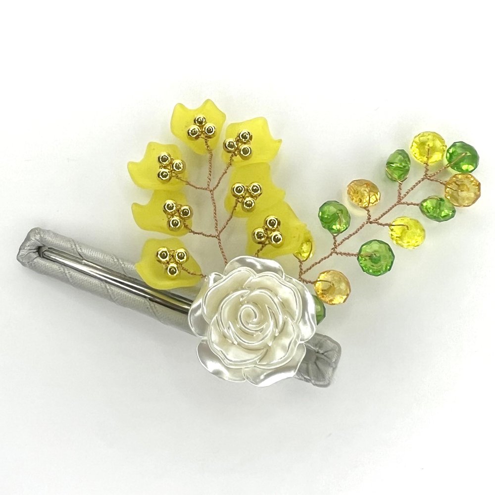 100% Handcrafted Stylish Wire Wrapped Hair Clip. Handmade Unique, Great Decoration, Good for Parties, Performing,gathering or Hang-out. (Pattern 7)