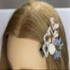 100% Handcrafted Stylish Wire Wrapped Hair Clip. Handmade Unique, Great Decoration, Good for Parties, Performing,gathering or Hang-out. (Pattern 8) view 2