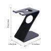 ASAKKURA Acrylic Beard Brush Holder and Razor Stand Set Shaving Brush and Razor Storage for Men Professional Design Double Hooks Safe and Elegant Portable for Home and Travel view 2