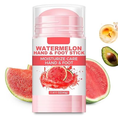 Foot and Hand Urea Cream,Heel Balm for Dry Cracked Feet Hands Elbows Knees Heel Repair Stick with Vitamin E Shea Butter Moisturizes 1.41 Oz