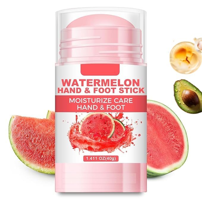 Foot and Hand Urea Cream,Heel Balm for Dry Cracked Feet Hands Elbows Knees Heel Repair Stick with Vitamin E Shea Butter Moisturizes 1.41 Oz