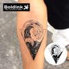 Wave Temporary Tattoo for Women Men,Ukiyo Sea Wave Fake Arm Body Tattoos view 2