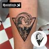 Wave Temporary Tattoo for Women Men,Ukiyo Sea Wave Fake Arm Body Tattoos view 3