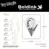 Wave Temporary Tattoo for Women Men,Ukiyo Sea Wave Fake Arm Body Tattoos view 4
