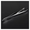 2PCS Eyebrow Hair Tweezers Professional Eyebrow Hair Removal Tweezer Slant Tip Tool Stainless Steel Convenient Small view 4