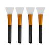 4 Pack Facial Brush, Makeup Spatula, Silicone Face Mask Applicator, Face Mask Brush for Skincare, Makeup Tools (Black) view 1