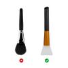 4 Pack Facial Brush, Makeup Spatula, Silicone Face Mask Applicator, Face Mask Brush for Skincare, Makeup Tools (Black) view 3