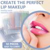 50 PCS Disposable Lip Wands, Lipstick Testers Brush, Glitter Crystal Lip Gloss Brush, Makeup Applicator for Lip Care, Beauty Tool(Crystal Blue) view 2