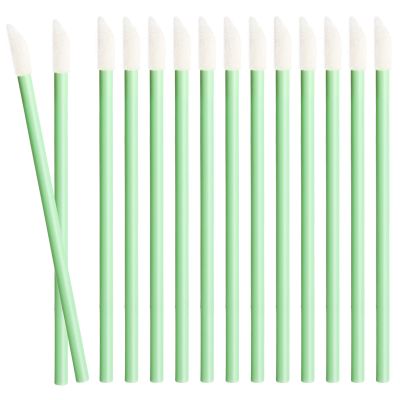50 PCS Disposable Lip Wands, Lipstick Testers Brush, Lip Gloss Brush, Makeup Applicator for Lip Care, Beauty Tool(Green)