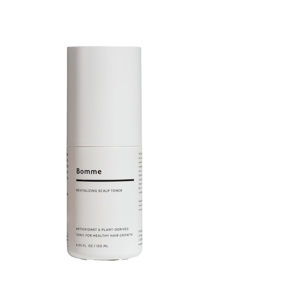 Bomme Revitalizing Scalp Toner for Women & Men Clinically Evaluated Botanical Scalp Treatment Plant-Based, Drug-Free Leave-In for Hair Density & Thickness Support