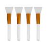 4 Pack Facial Brush, Makeup Spatula, Silicone Face Mask Applicator, Face Mask Brush for Skincare, Makeup Tools (White) view 1
