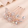 Chargances Vintage Crystal Inlaid Hair Comb Wedding Silver Rhinestone Long Teeth Hair Side Combs Bridal Slide Hairpins Barrettes Hair Accessories for Women Brides (Silver) view 4