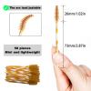50 PCS Disposable Mascara Wands, Eyelash Mascara Brushes, Eyebrow Spoolies Brush, Plastic Makeup Brushes, Applicator for Eyelashes Extension view 3