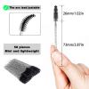 50 PCS Disposable Mascara Wands, Eyelash Mascara Brushes, Eyebrow Spoolies Brush, Plastic Makeup Brushes, Applicator for Eyelashes Extension view 3