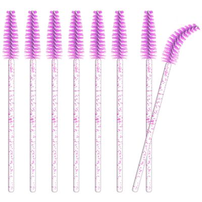 50 PCS Disposable Mascara Wands, Eyelash Mascara Brushes, Eyebrow Spoolies Brush, Plastic Makeup Brushes, Applicator for Eyelashes Extension