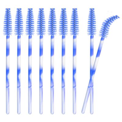 50 PCS Disposable Mascara Wands, Eyelash Mascara Brushes, Eyebrow Spoolies Brush, Plastic Makeup Brushes, Applicator for Eyelashes Extension