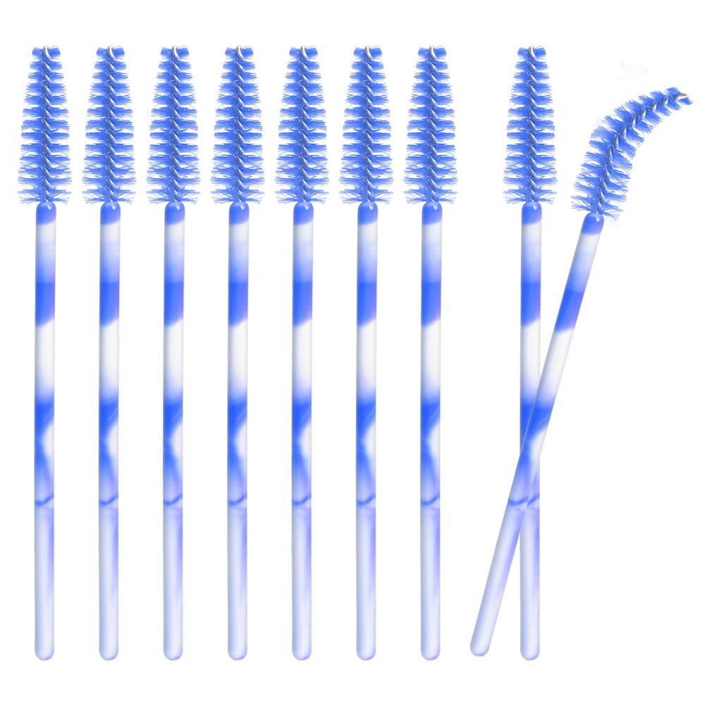 50 PCS Disposable Mascara Wands, Eyelash Mascara Brushes, Eyebrow Spoolies Brush, Plastic Makeup Brushes, Applicator for Eyelashes Extension
