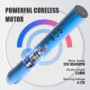 109 Wireless Tattoo Pen Machine Rotary Tattoo Gun with 2PCS Replaceble Batteries Coreless Motor Digital Display Tattoo Needles 10PCS Standard Size 5RL Disposable Tattoo Cartridge Needles with Membrane view 3