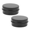 10pcs Aluminum Jar Set, Empty Refillable Storage Containers for Solid Perfume, Lip, Nail Decorations, Hair Wax, with Screw Cap, for DIY Crafts, (15ml) view 2