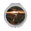 BTCOWZRV York City Sunset Picture Travel Makeup Mirror Portable Compact Mirror Folding Handheld Double Sided Mirror 1X/2X Magnifying Pocket Cosmetic Mirror Mini Vanity Mirror for Women Girls Gift view 1