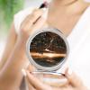 BTCOWZRV York City Sunset Picture Travel Makeup Mirror Portable Compact Mirror Folding Handheld Double Sided Mirror 1X/2X Magnifying Pocket Cosmetic Mirror Mini Vanity Mirror for Women Girls Gift view 4
