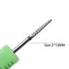 1pc Carbide Tungsten Nail Drill Bit Rotate Burr Milling Nail Cutter Bits Electric Drill Machine for Manicure Pedicure Tools view 2