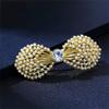 YMGSCC Hollow Pearl Bow Hair Clip Temperament Rhinestone Top Clip Hair Ornaments Hair Card Female view 3