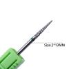 1pc Carbide Tungsten Nail Drill Bit Rotate Burr Milling Nail Cutter Bits Electric Drill Machine for Manicure Pedicure Tools view 2