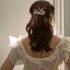 YMGSCC Spring Garden Hair Clip Hair Card Handmade Metal Headdress Ladies Spring Clip(E) view 2