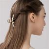 YMGSCC Pearl Brain Spoon Grip Clip Hair Card Shark Clip Temperament Clip Headdress Hair Accessories view 2